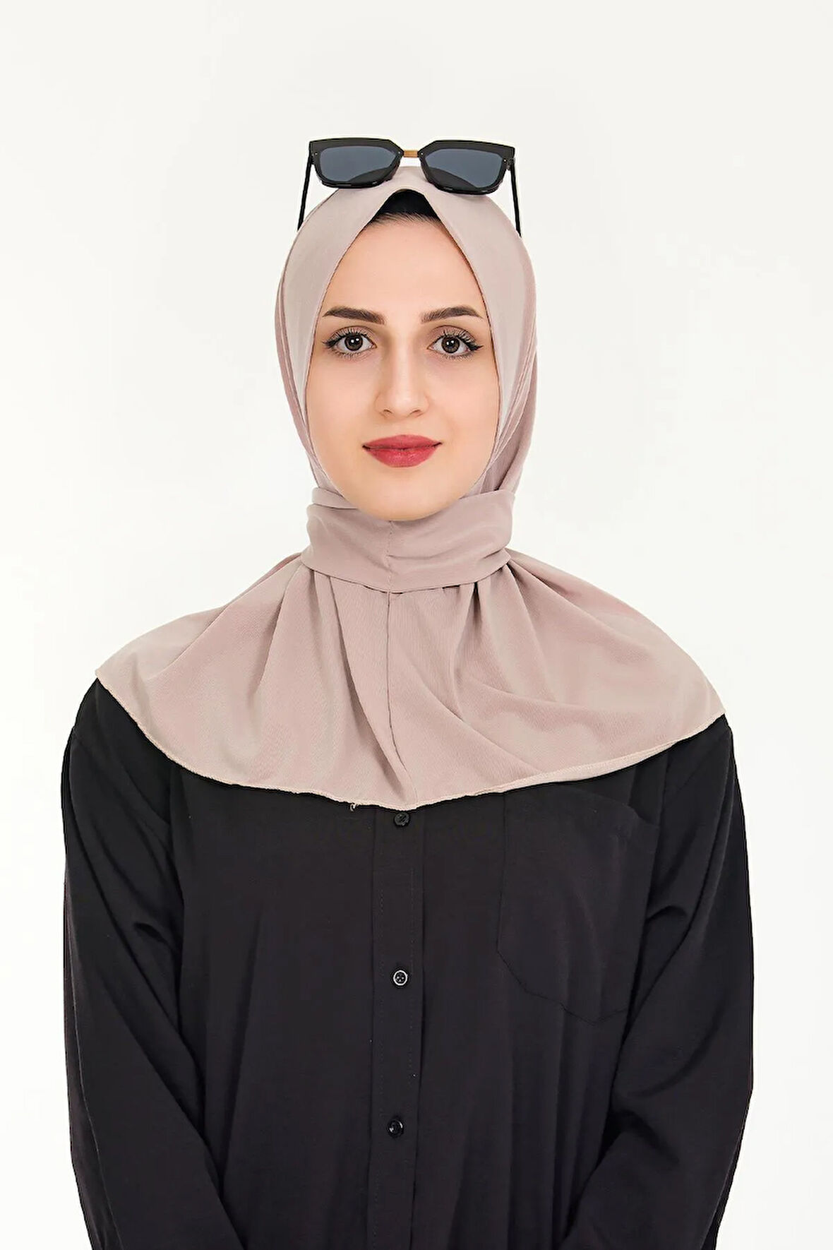 Kadın Tesettür Hazır Çıtçıtlı Hijab Bone Şal