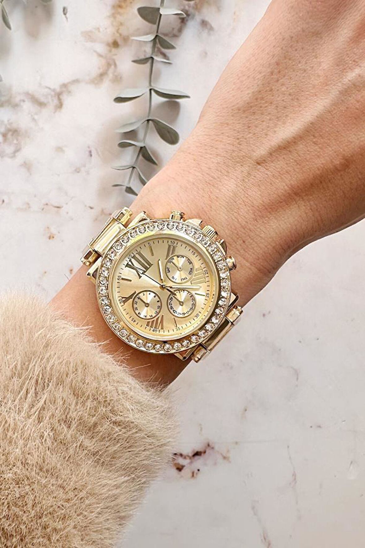 Lapetus Gold Kadran Kadın Kol Saati