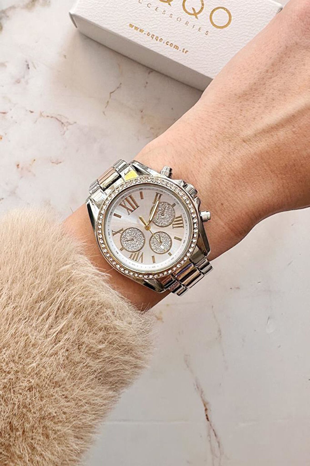 Cronus Gold Gümüş Kordon Kadın Kol Saati