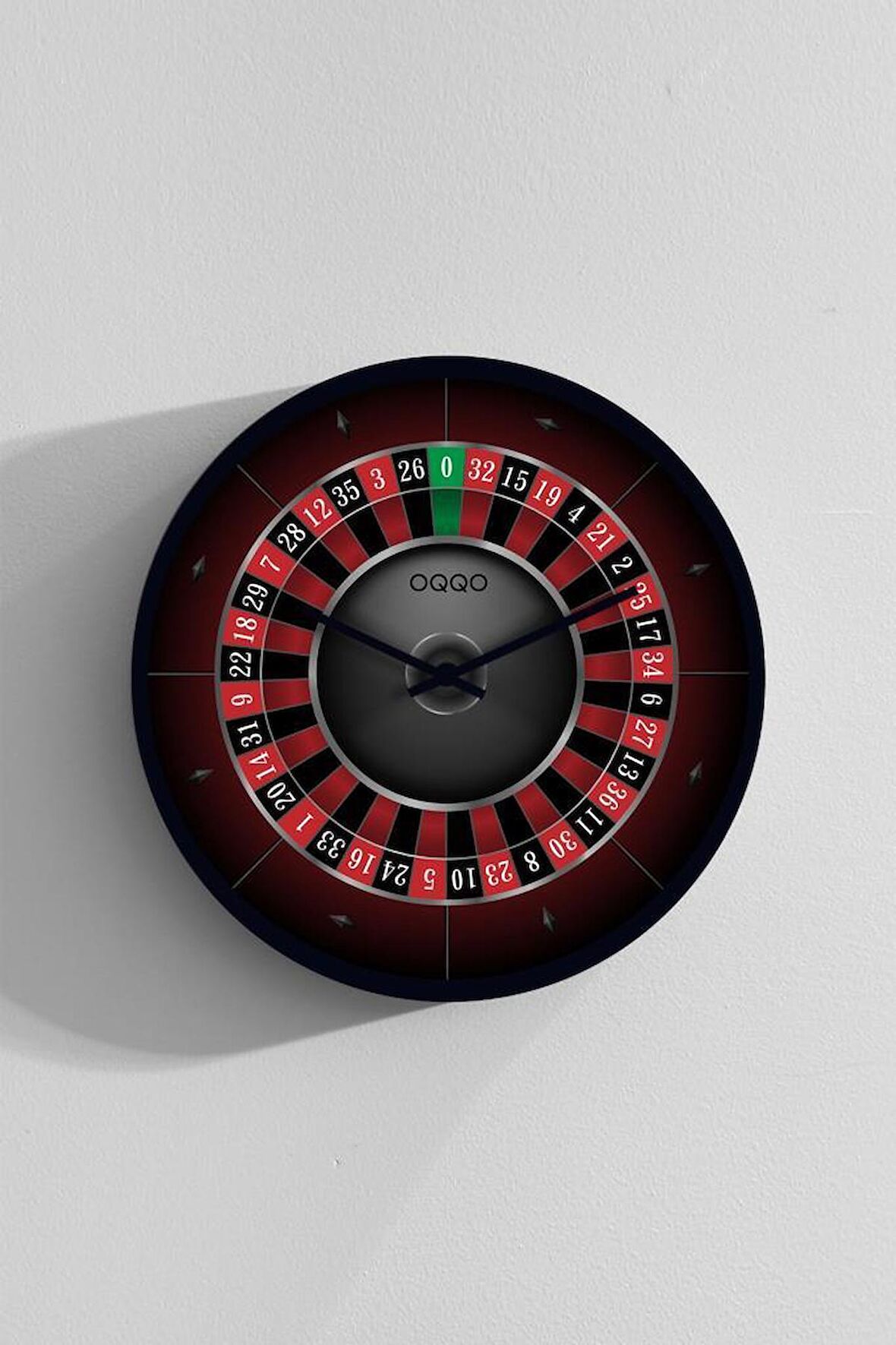 Roulette El Yapımı Ahşap Duvar Saati