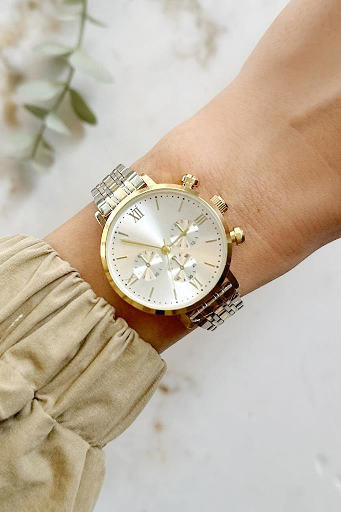 Massa Gold Gümüş Kadın Kol Saati