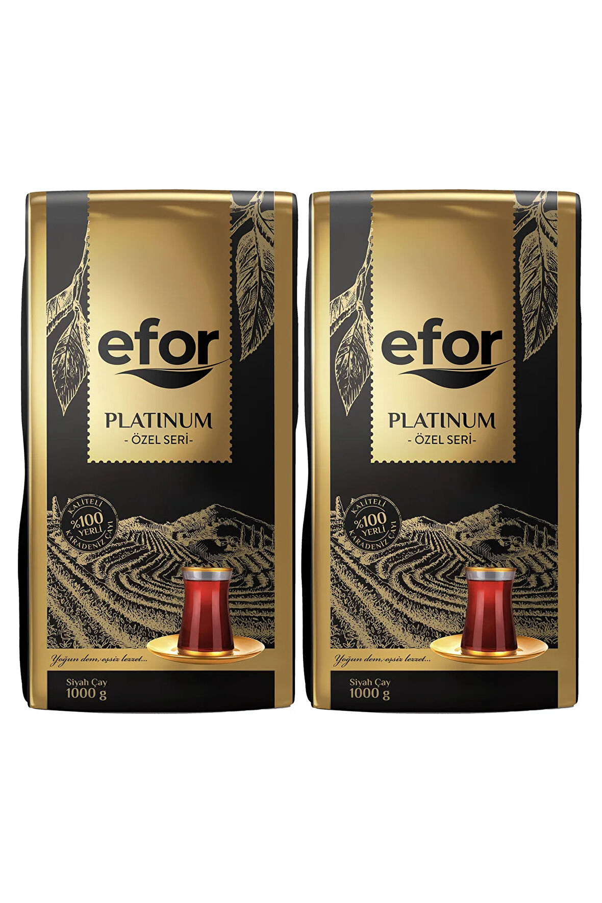 Efor Platinum Özel Seri Dökme Çay 1kg. 2'li Set