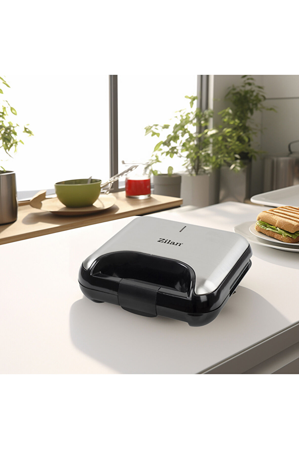 Zln3932 | 5 In 1 Tost Ve Sandviç Makinesi | Değiştirilebilir Plaka | Tost Izgara Waffle Sandviç