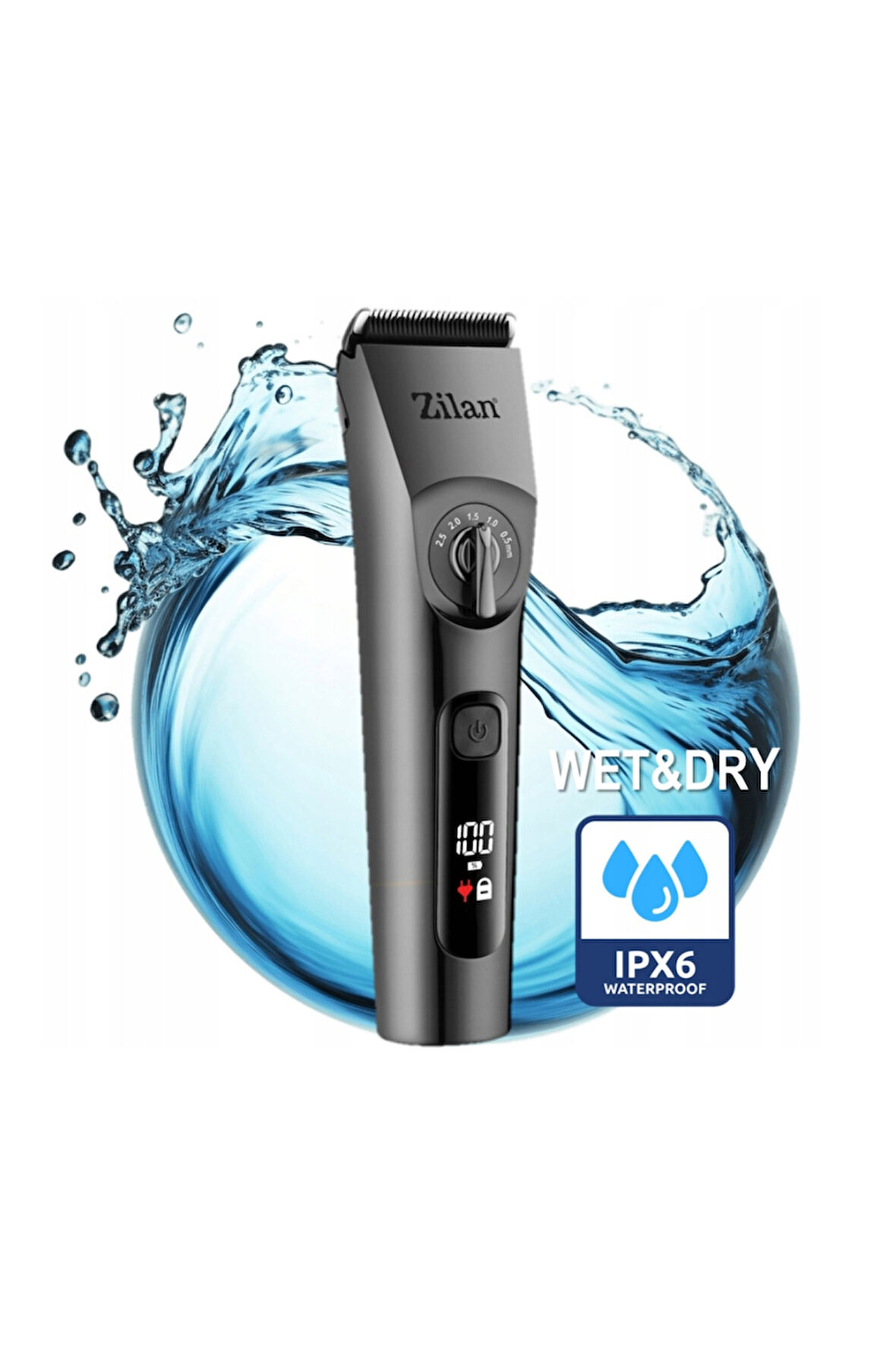 ZLN8702 8’İ 1 ARADA SAÇ TIRAŞ MAKİNESİ ARES