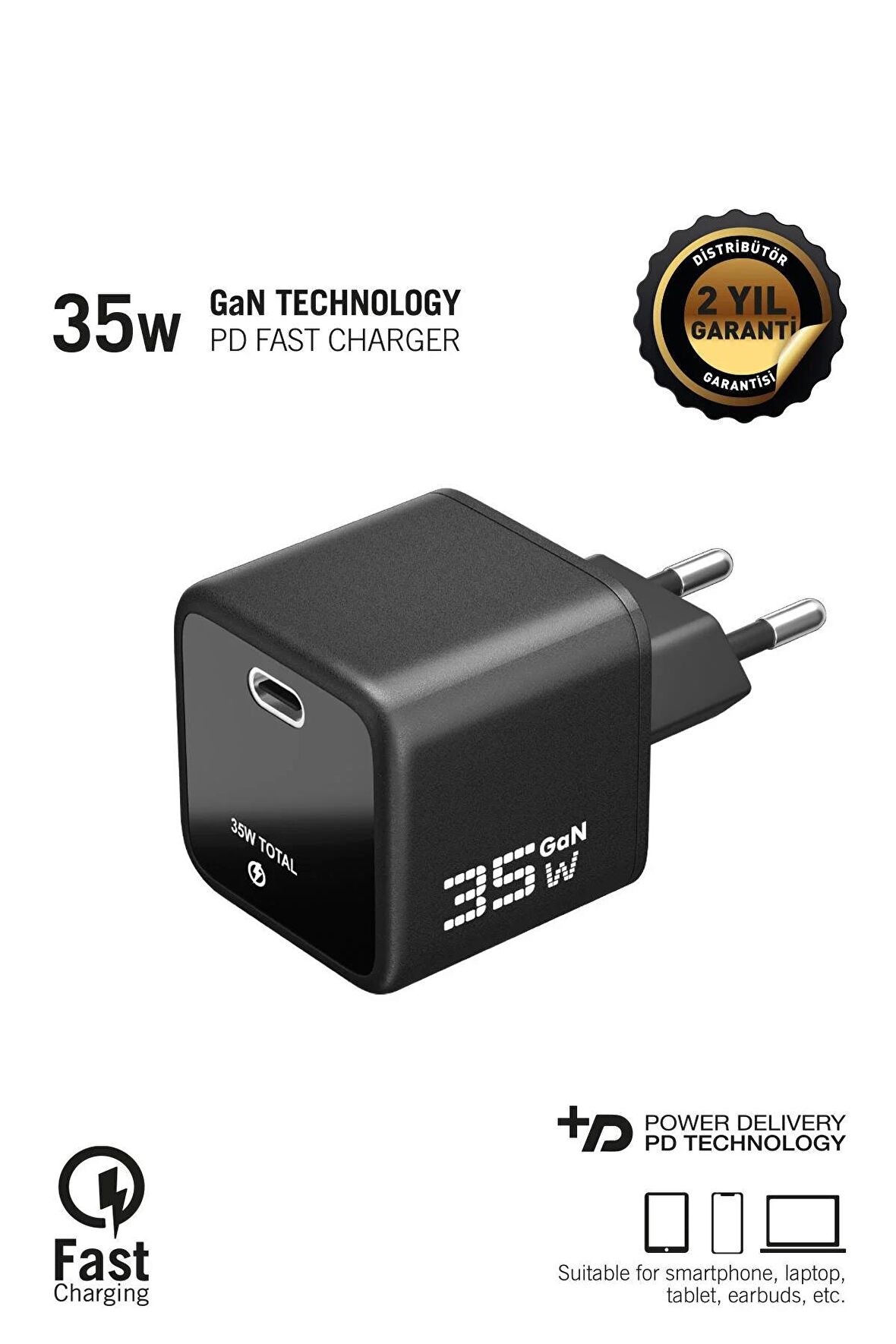 Intouch 35W GaN Technology PD Fast Şarj Aleti