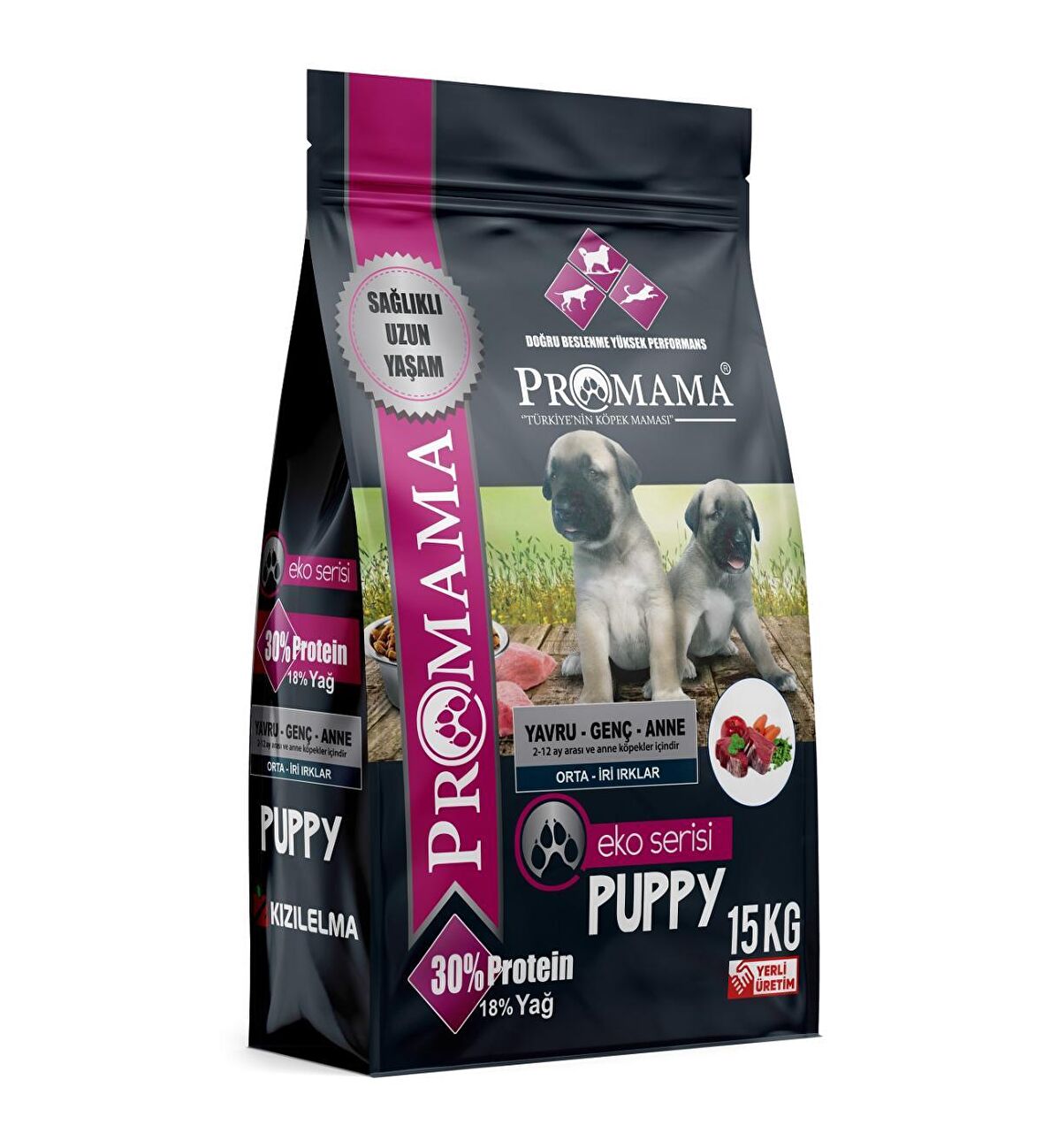 Promama Classic Yavru Kuzu Etli  Köpek Maması 15 KG