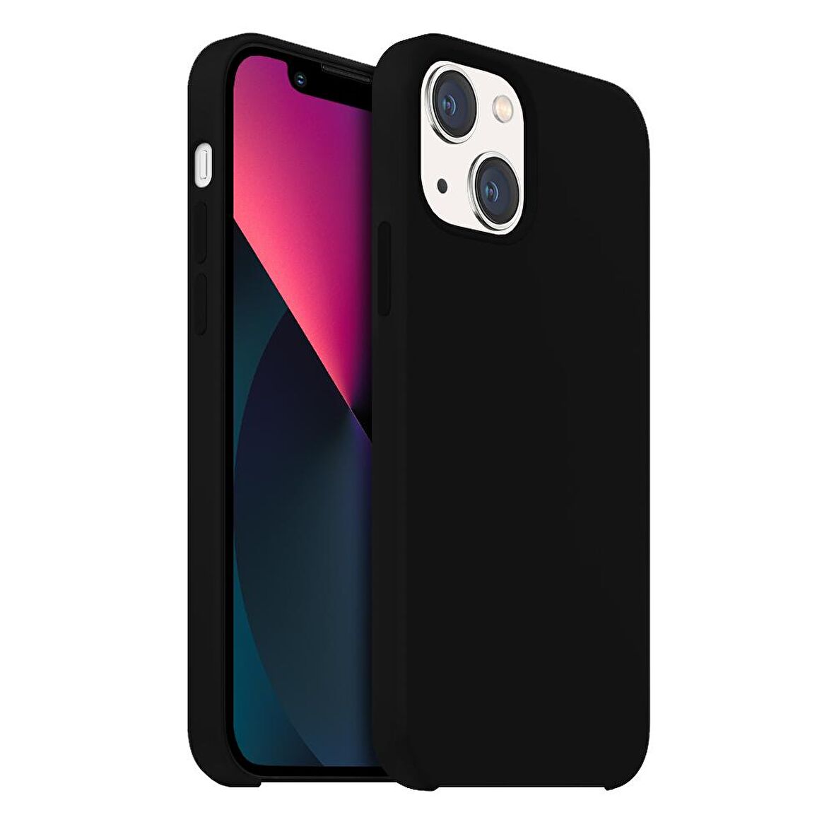 Buff iPhone 13 Mini Rubber Fit Kılıf Black