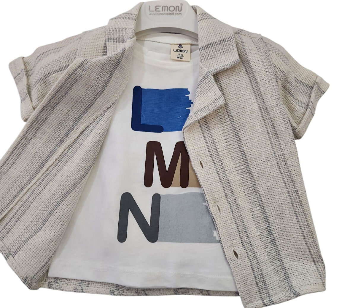 Babydoll 2li Takım Lemon Gri