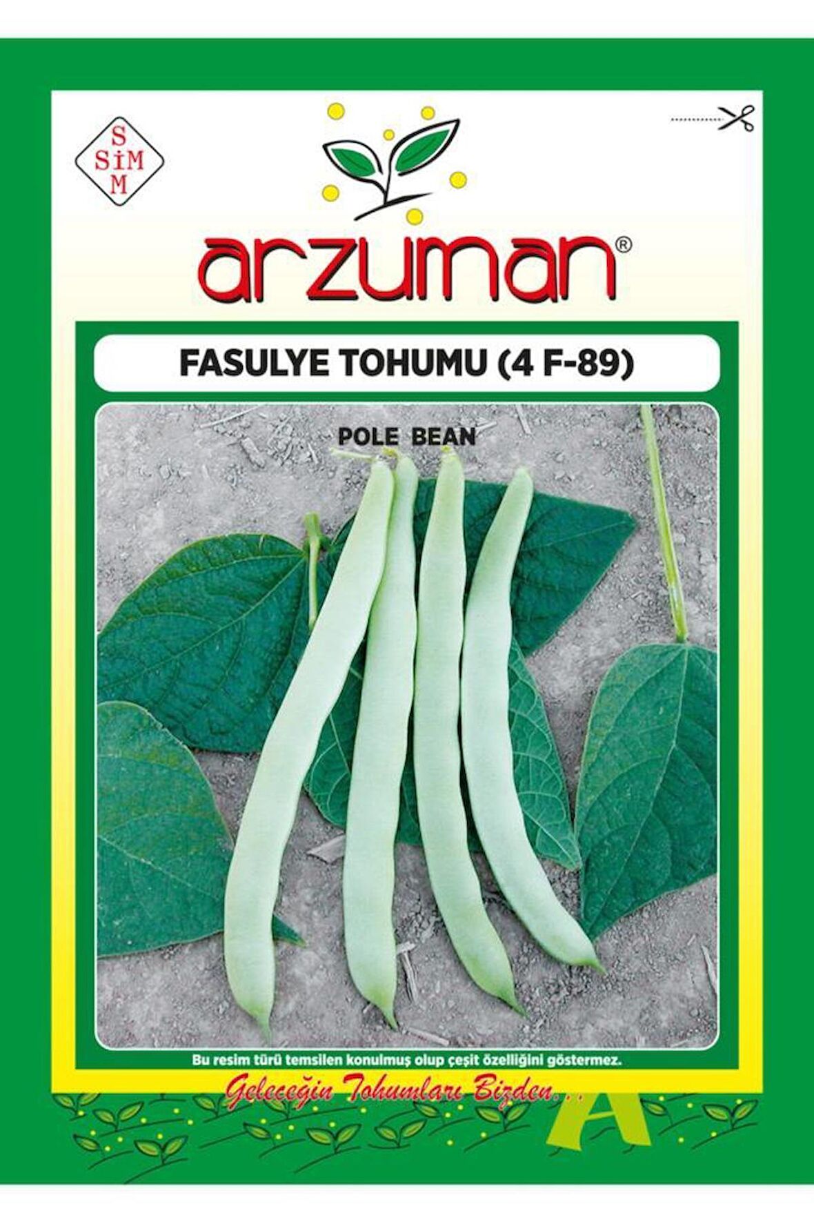 Ziraat Ayşe 4f 89 Sırık Fasulye Tohumu 50 Gram