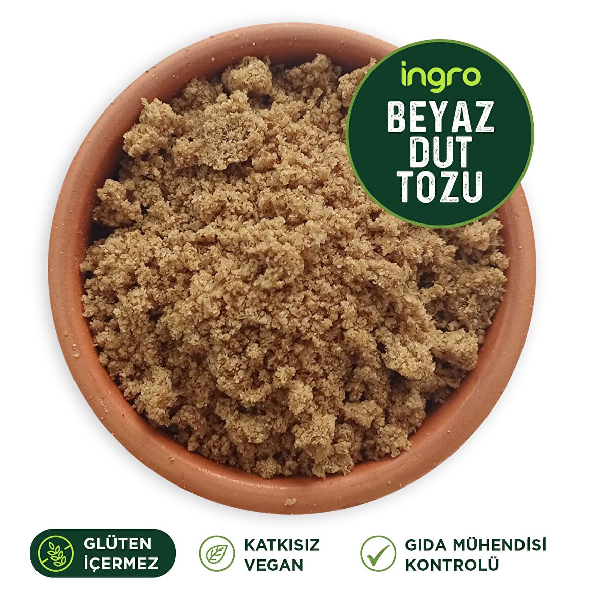 Glutensiz Beyaz Dut Tozu 100 G