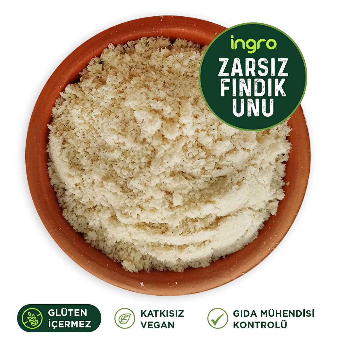 Glutensiz Fındık Unu Beyaz 250 G