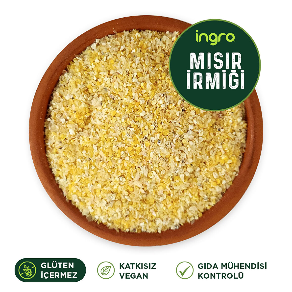 Glutensiz Mısır Irmiği 1000 gr