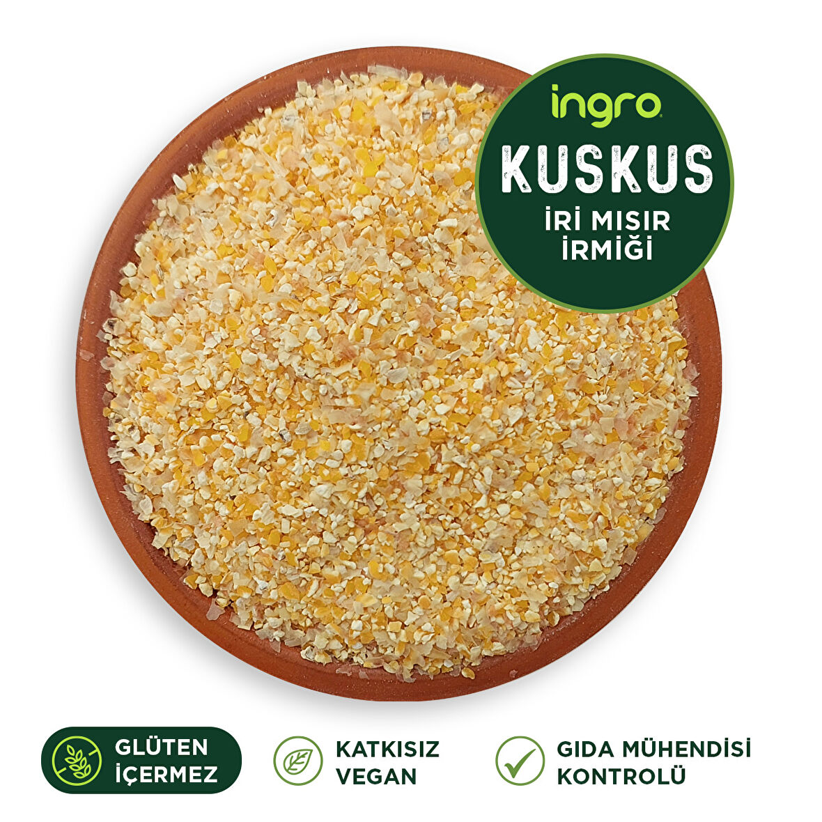 Glutensiz Kuskus (İri Mısır İrmiği) 1000 G