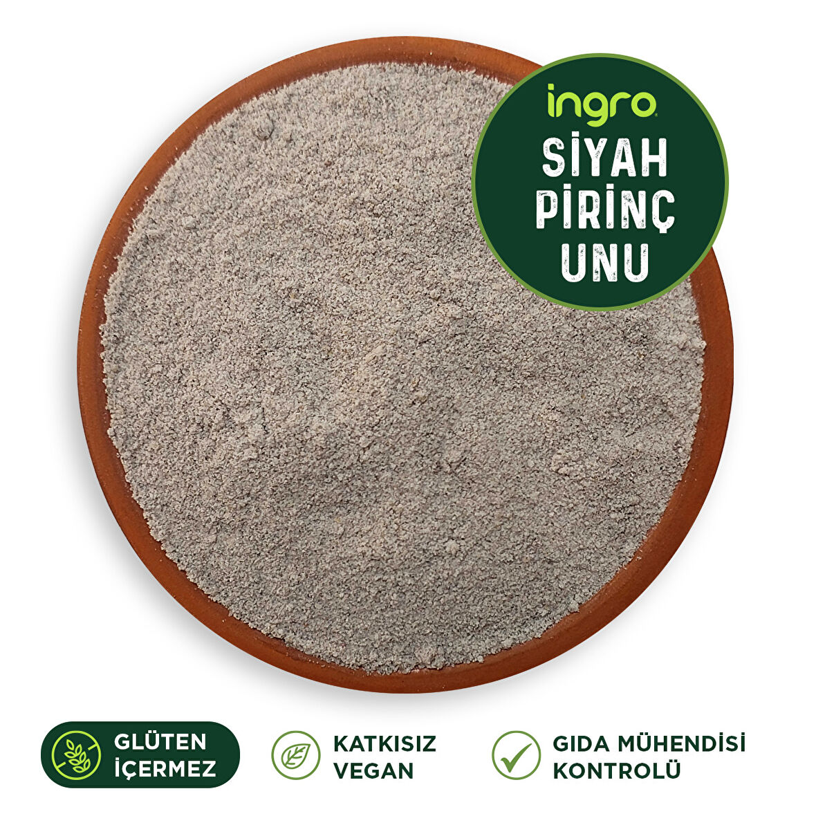 Glutensiz Siyah Pirinç Unu 1000 G