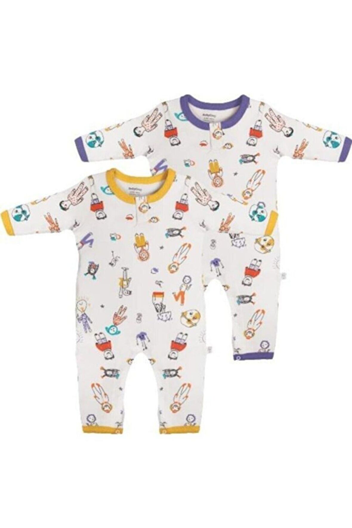 Organik 2 Li Çıtçıtlı Bebek Tulum