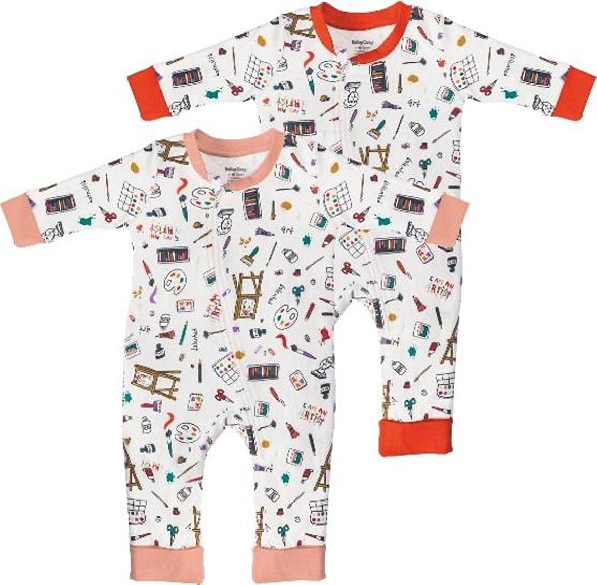 Organik 2'li Fermuarlı Tulum