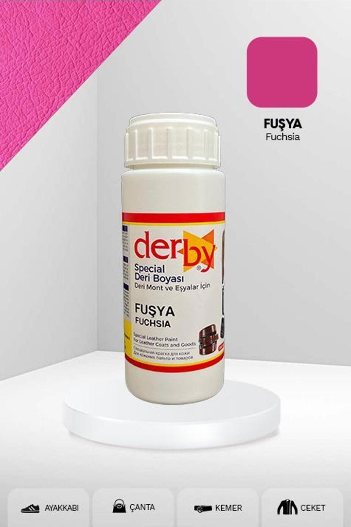 Special Deri Boyası / Mont - Eşya - Çanta - Cüzdan - Kemer 100 Ml - Tüm Renkler
