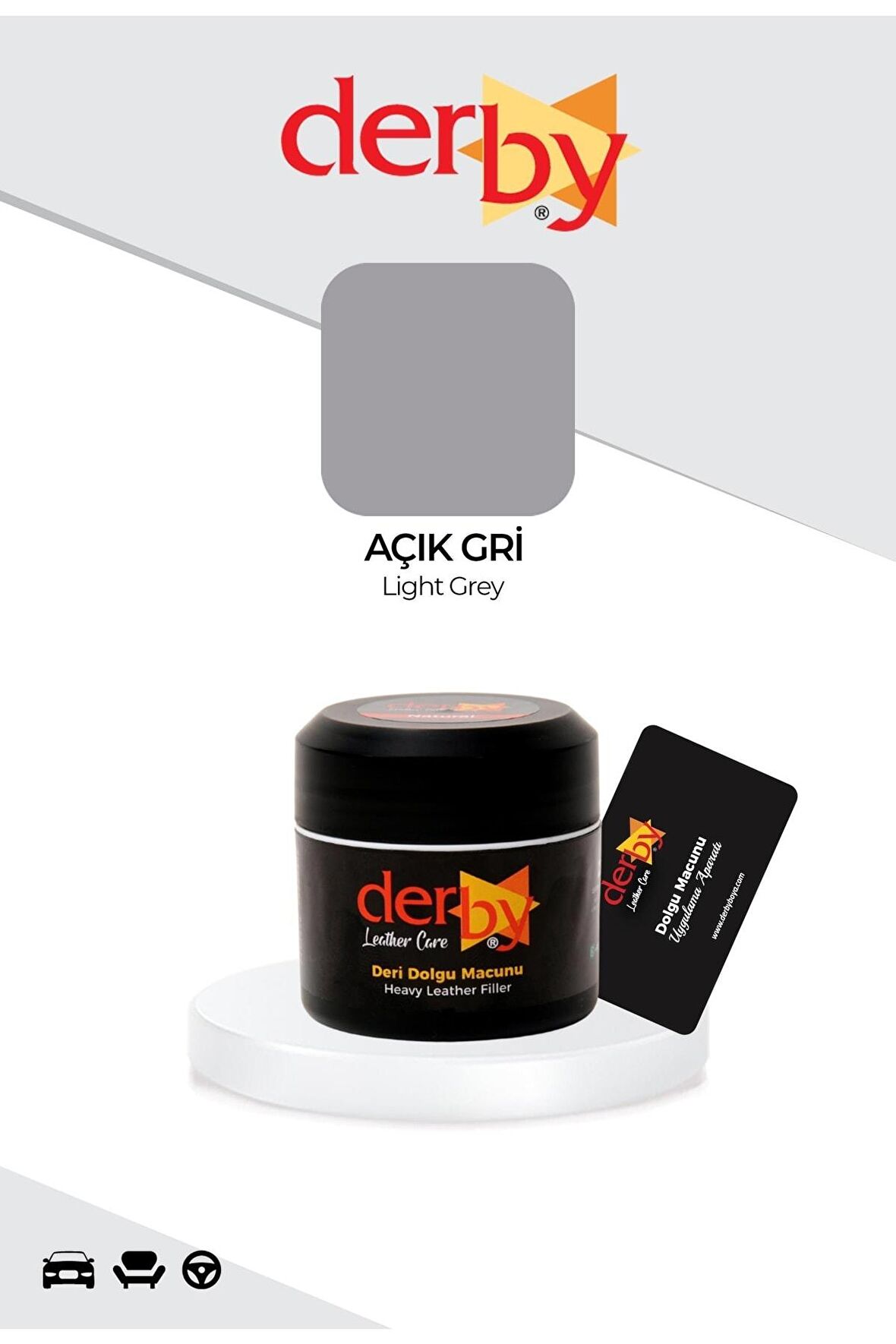 Açık Bej Deri Tamir Macunu - Çatlak ve Yırtık Deri Kremi
