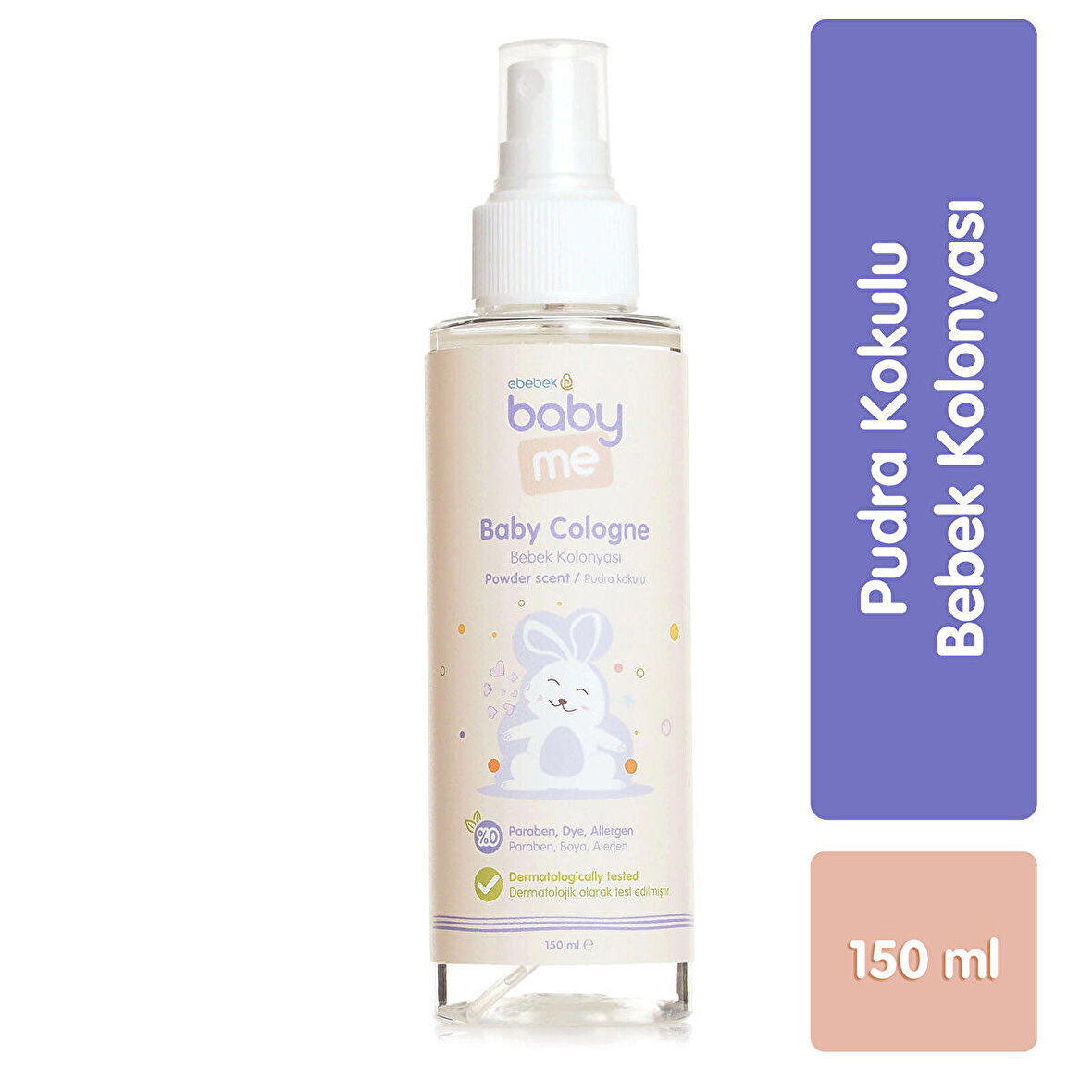 baby me Pudra Kokulu Bebek Kolonyası 150 ml