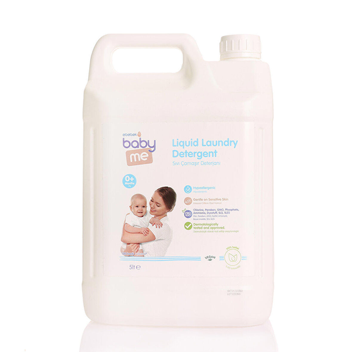 baby me Sıvı Bebek Çamaşır Deterjanı 5000 ml