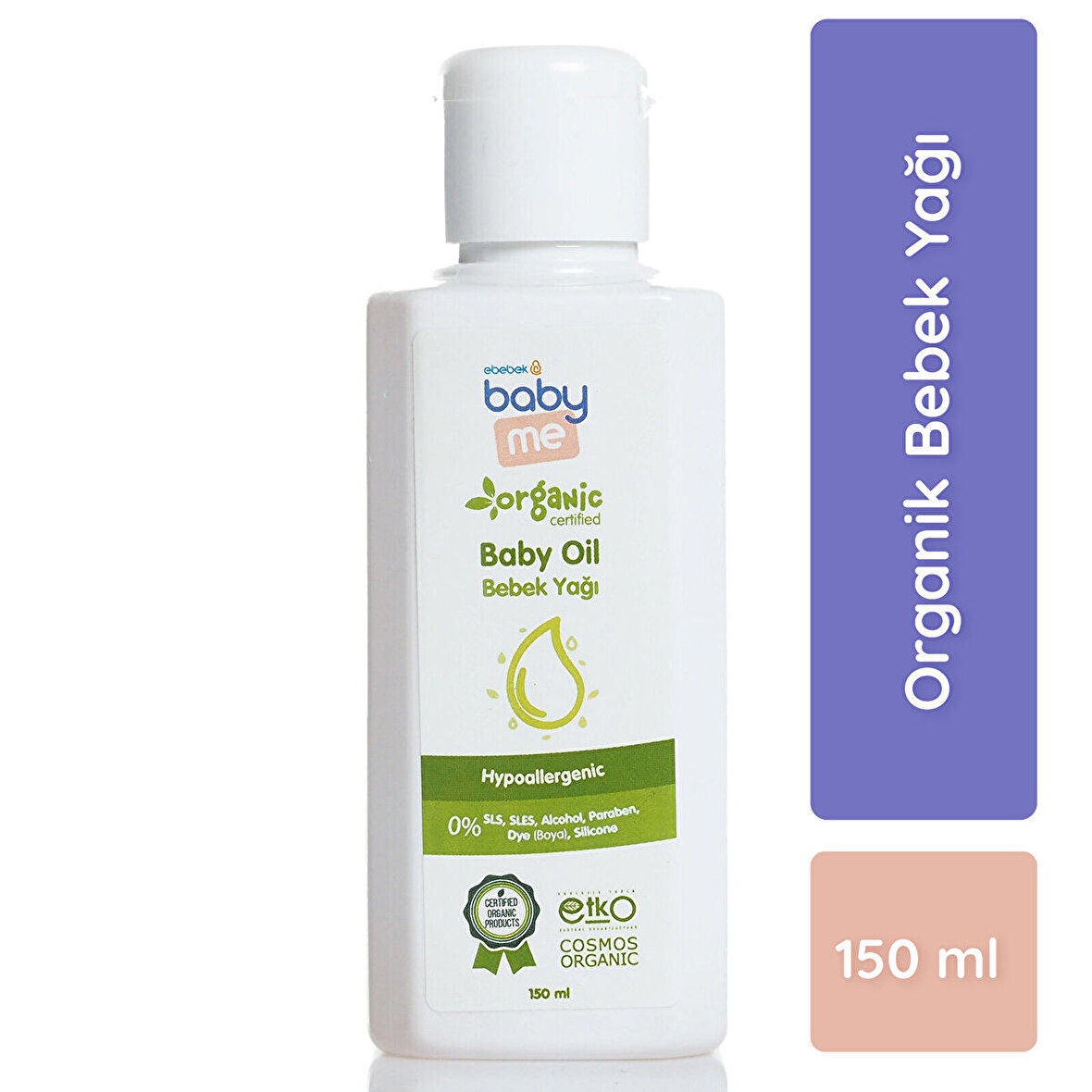 baby me Organik Bebek Yağı 150 ml