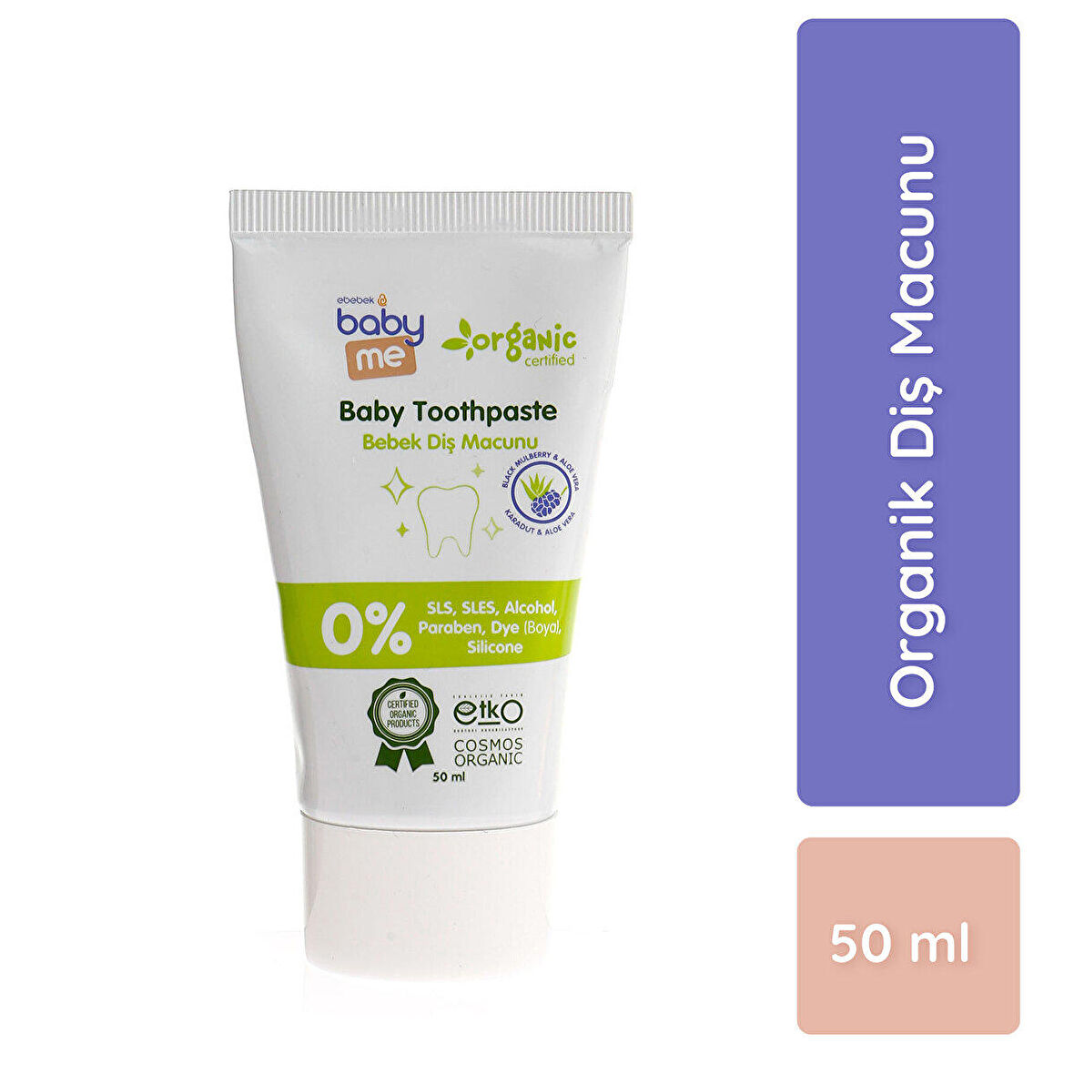 baby me Organik Diş Macunu 50 ml