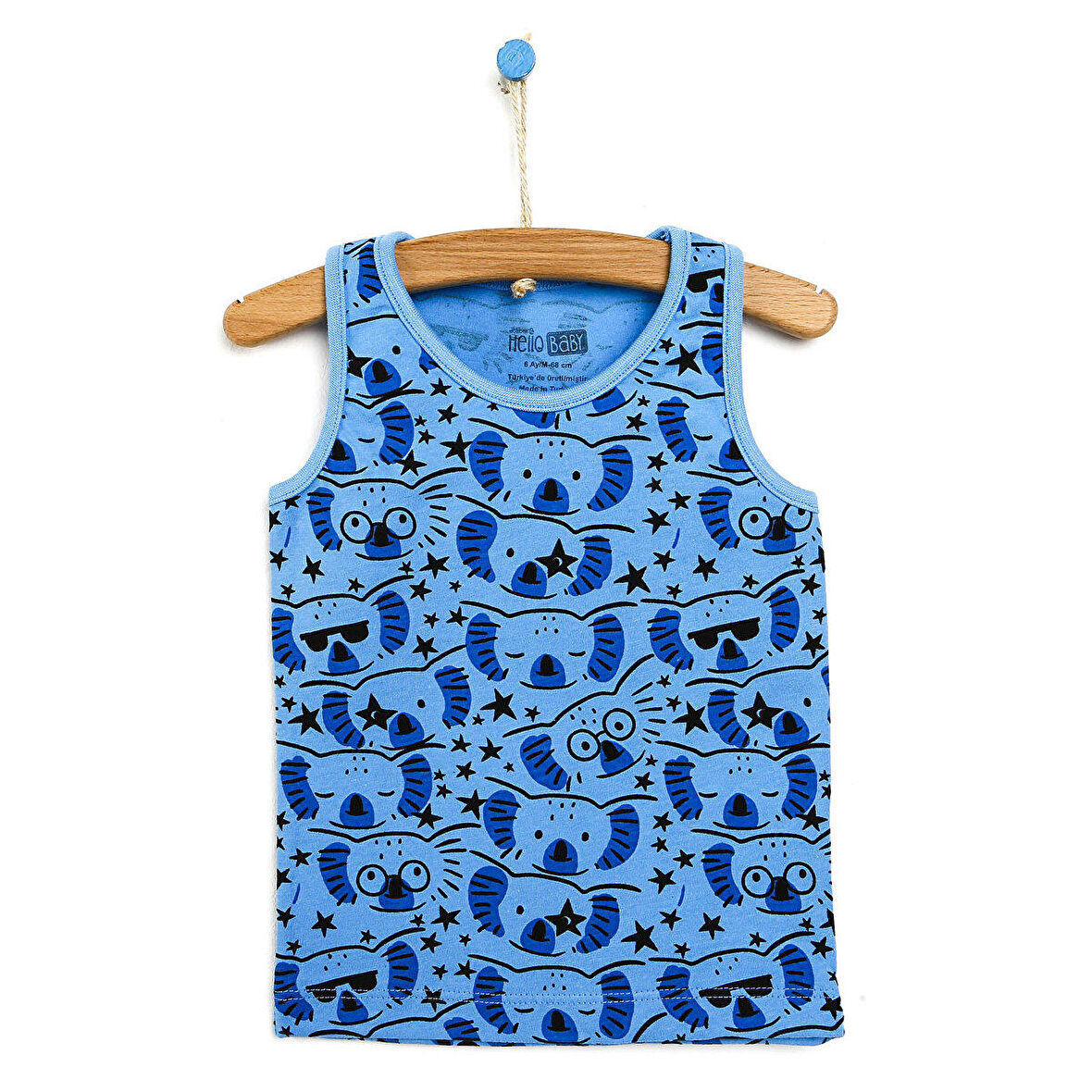 HelloBaby Basic Erkek Bebek Atlet Tshirt