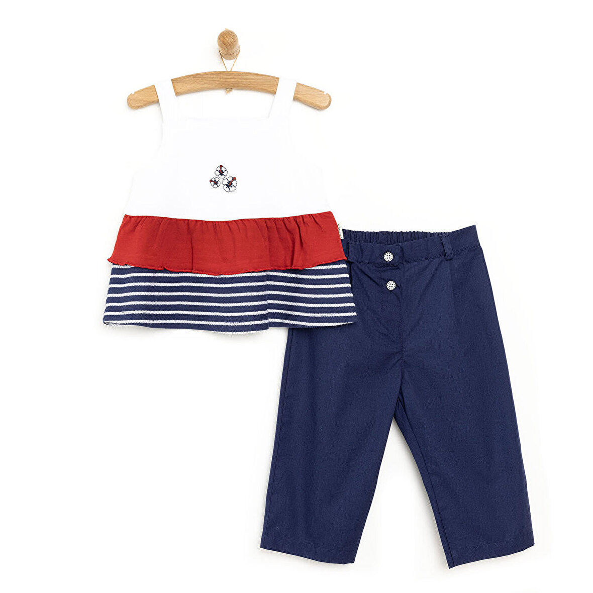 Bebbek Marine Girl Bluz – Pantolon Kız Bebek