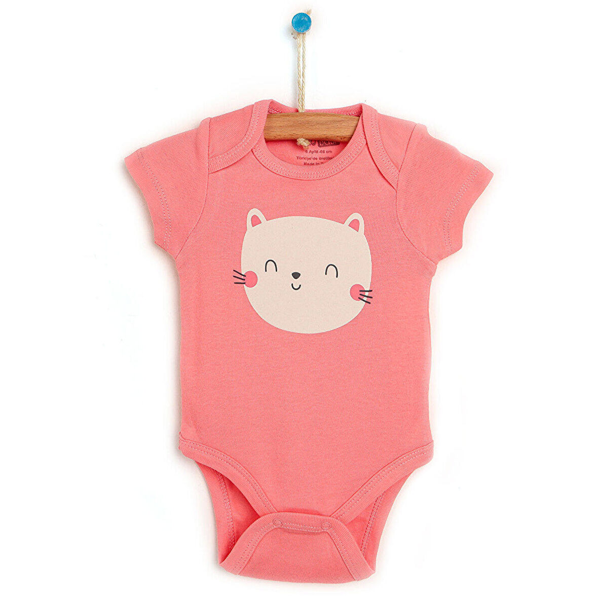 HelloBaby Sevimli Hayvan Surat Kısa Kol Body Unisex