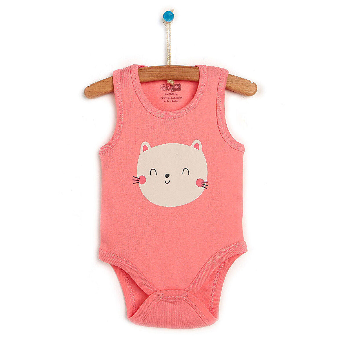 HelloBaby Sevimli Hayvan Surat Atlet Body Unisex