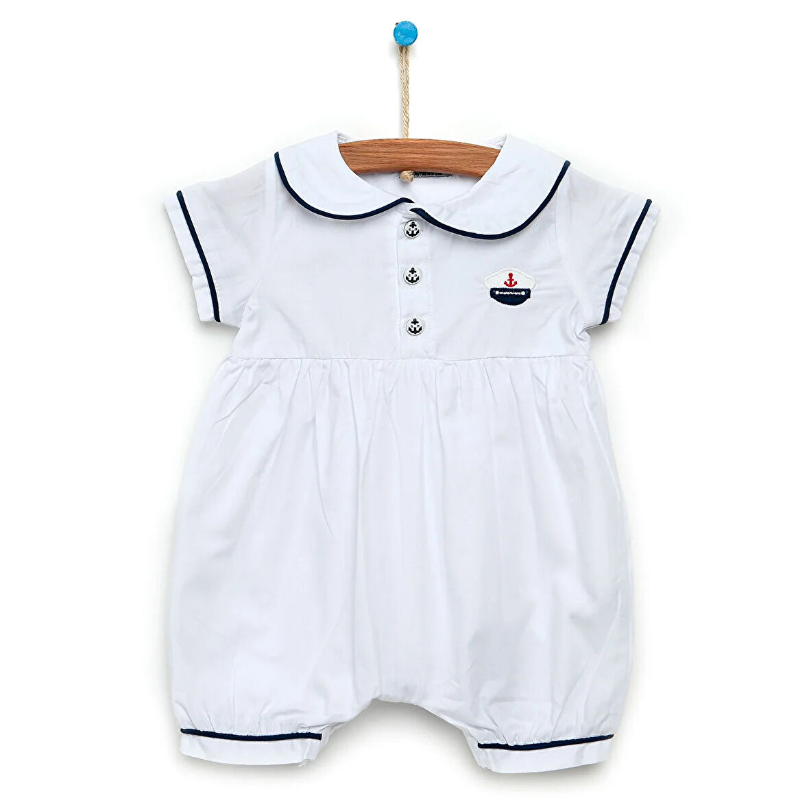 HelloBaby Marina Boy Kısa Tulum Erkek Bebek