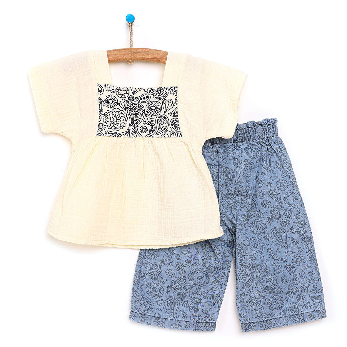 HelloBaby Ethnic World Bluz – Pantolon Kız Bebek