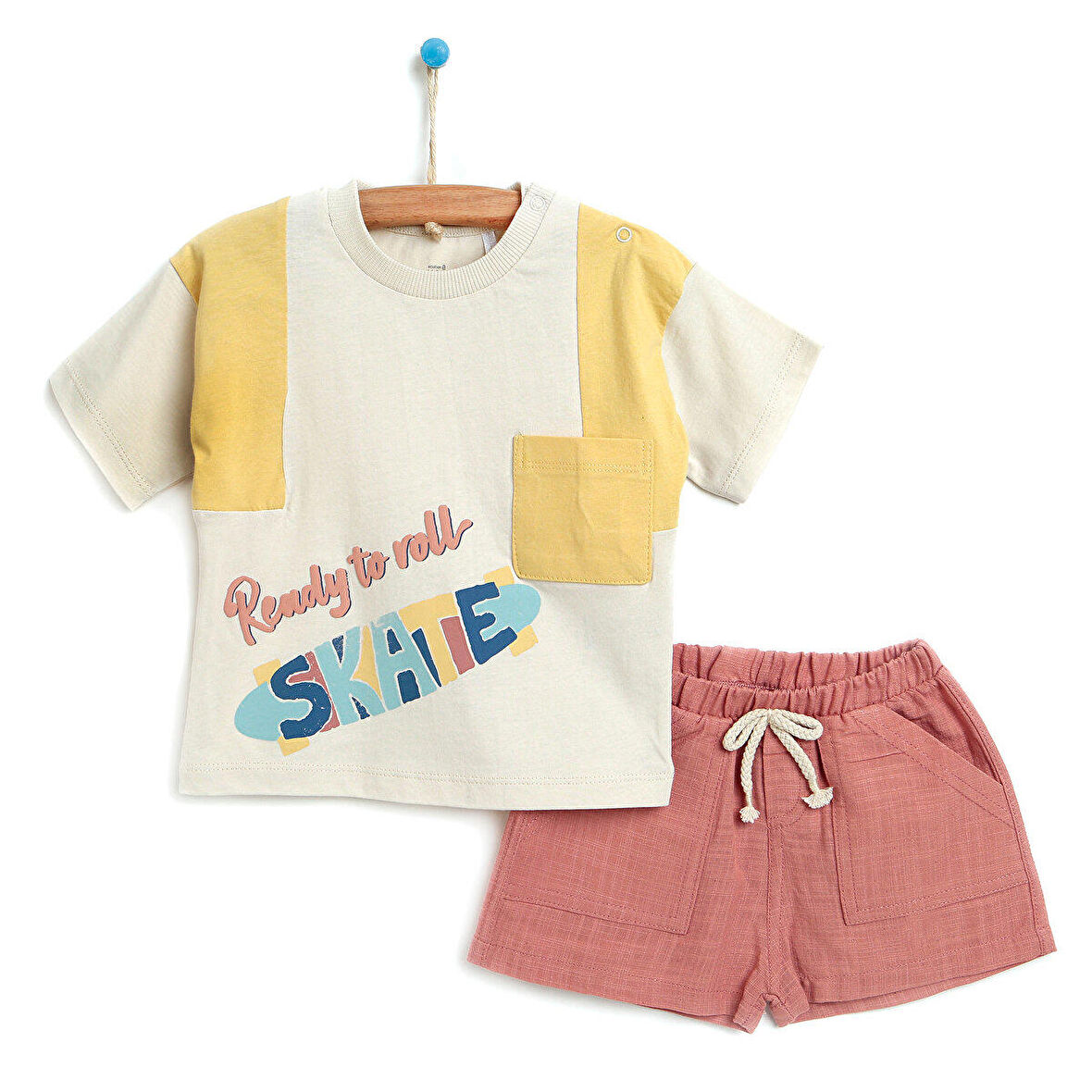 HelloBaby Summer Moments Tshirt-Şort Erkek Bebek