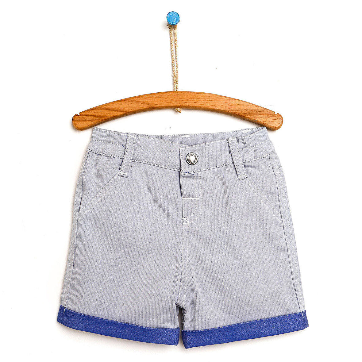 HelloBaby Basic Erkek Bebek Kıvrık Paçalı Şort