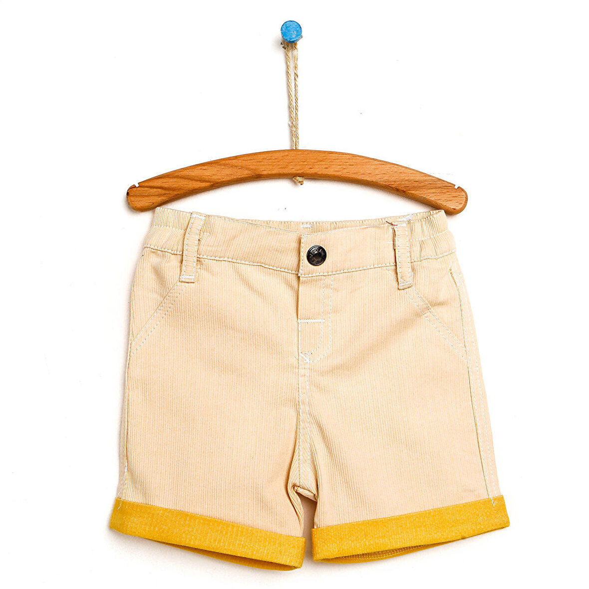 HelloBaby Basic Erkek Bebek Kıvrık Paçalı Şort