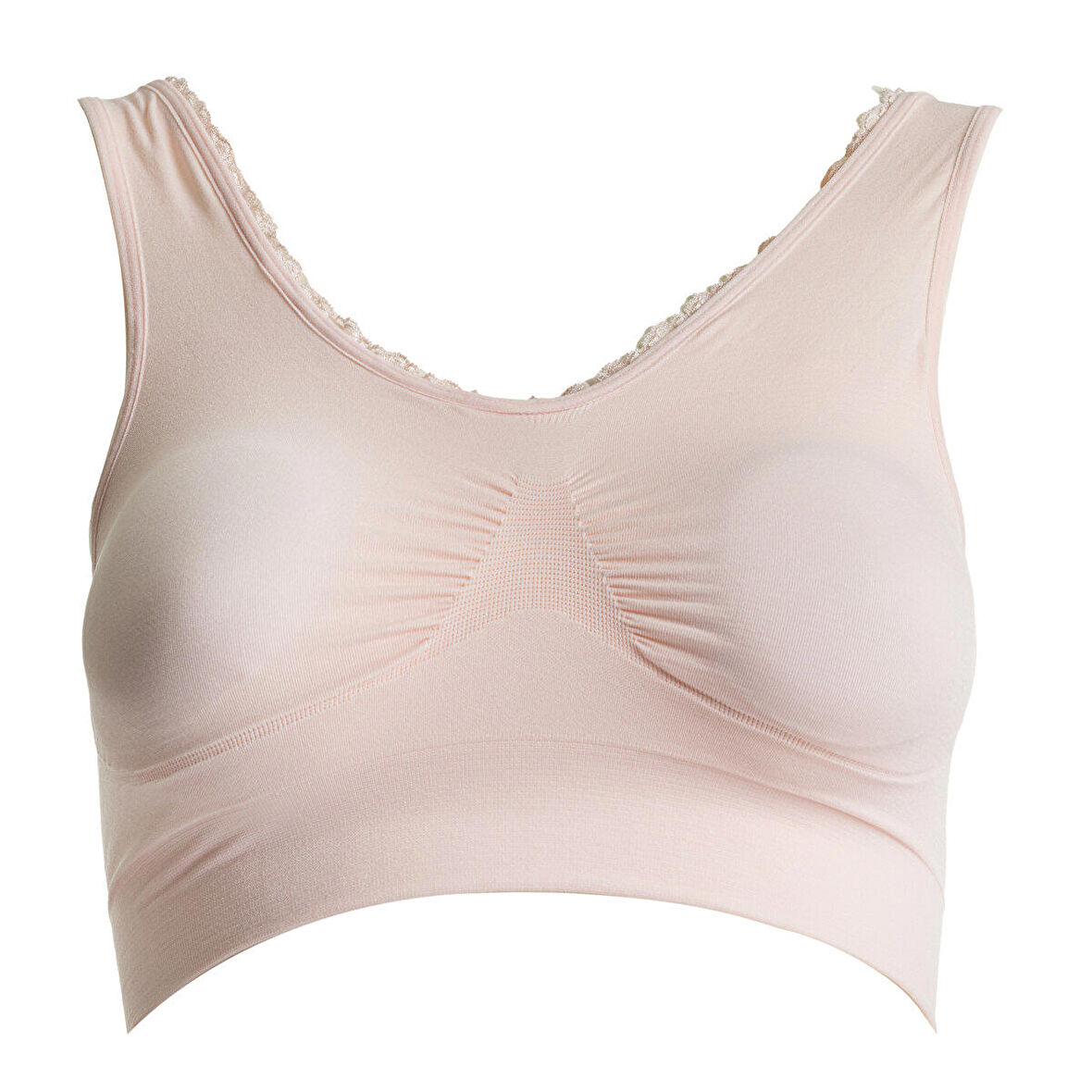 baby mom Dikişsiz Pedli Dantel Detaylı Bralet