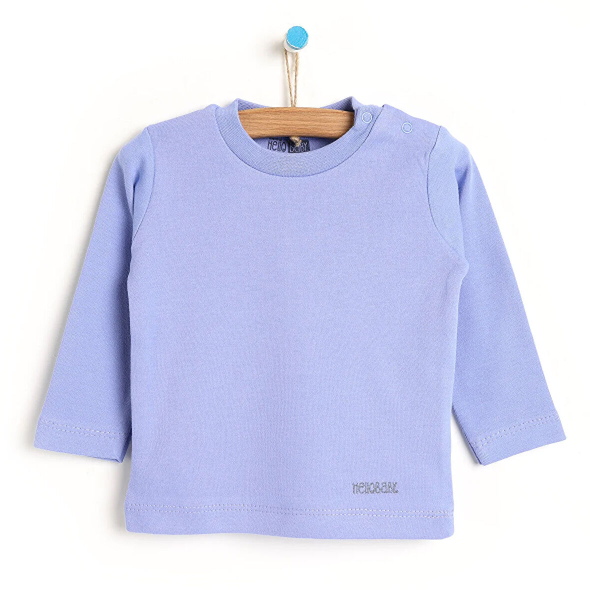 HelloBaby Basic Balıkçı İnterlok Sweatshirt Kız Bebek