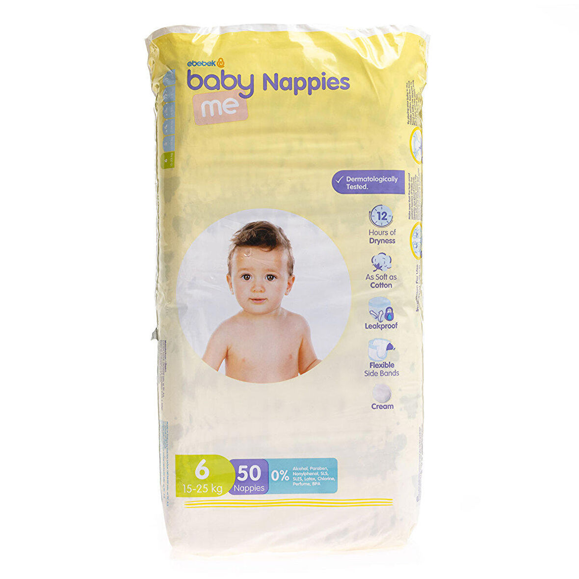 Baby Me Nappies 6 Numara X Large 50'li Bel Bantlı Bez