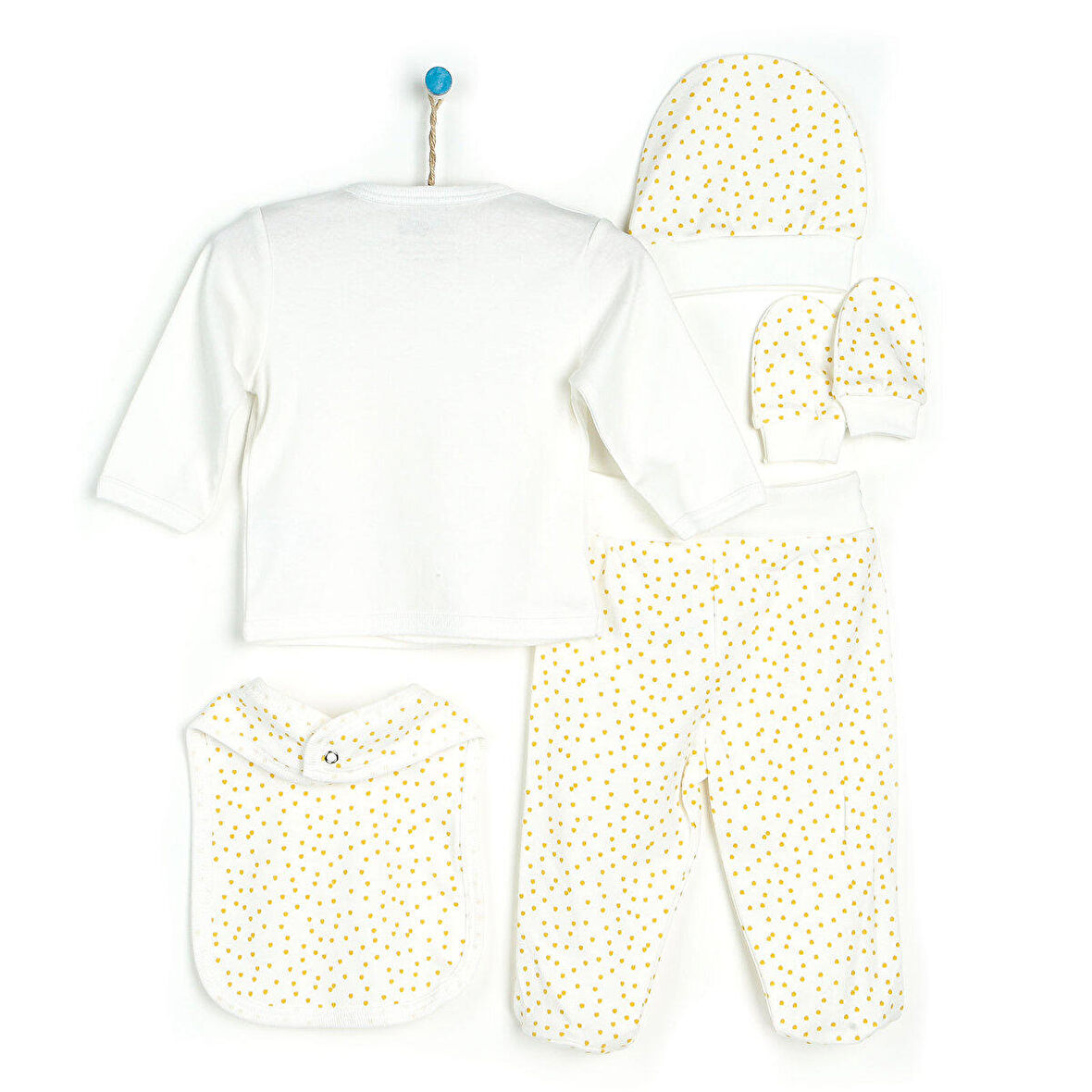 HelloBaby Yenidoğan Bebek Sunshine 5li Askılı Hastane Çıkışı Unisex