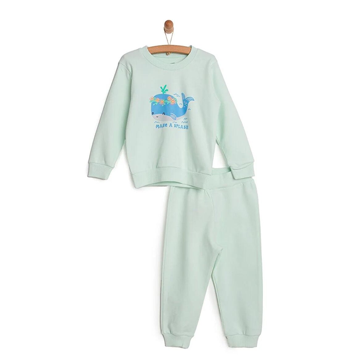 HelloBaby Basıc Eşofman Takımı Kız Bebek