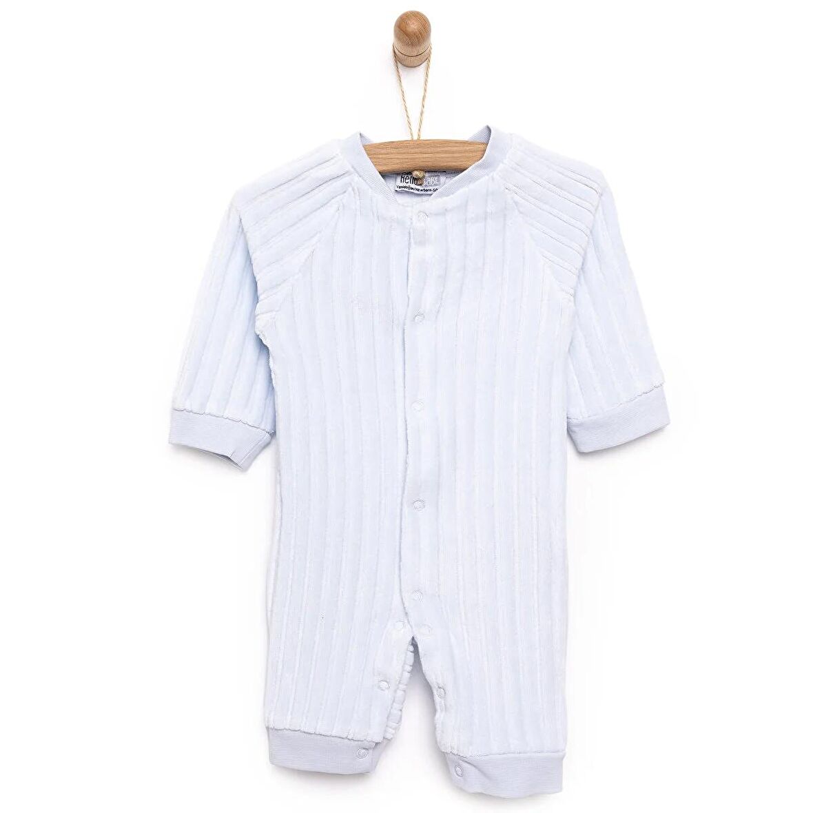 HelloBaby Yenidoğan Kadife Patiksiz Tulum Kız Bebek