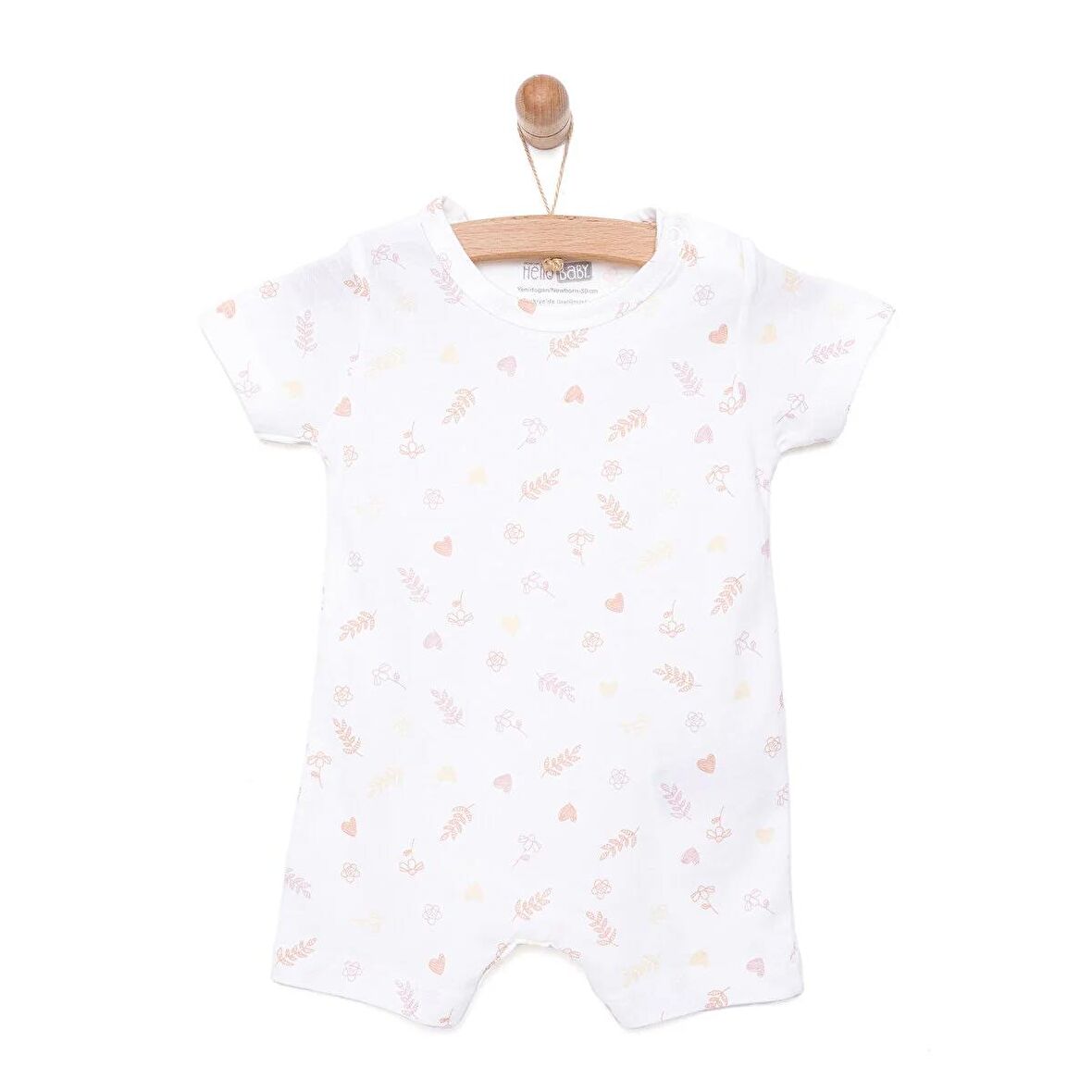 HelloBaby Yenidoğan Kısa Tulum Kız Bebek