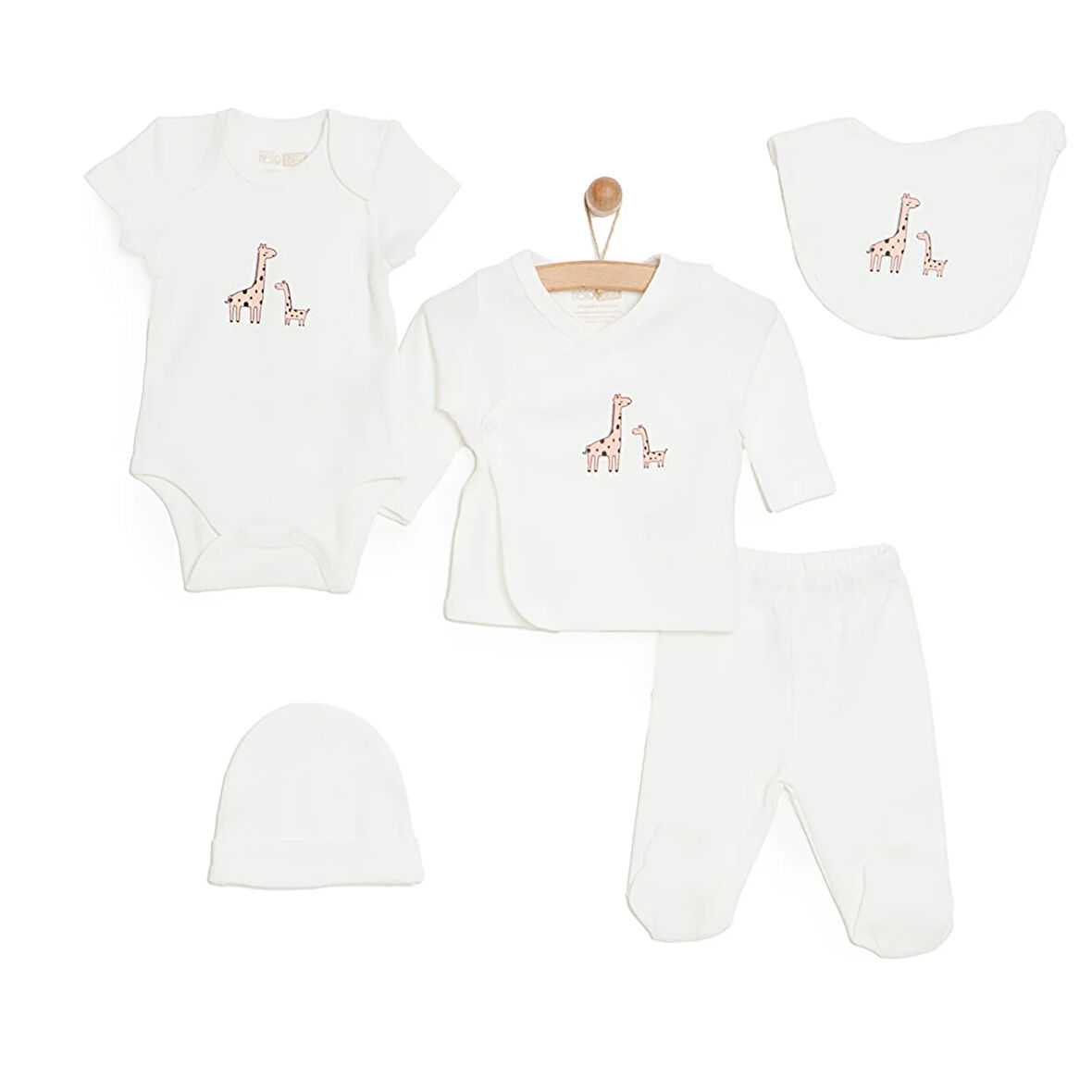 HelloBaby Organik 5li Kutulu Hastane Çıkışı Unisex