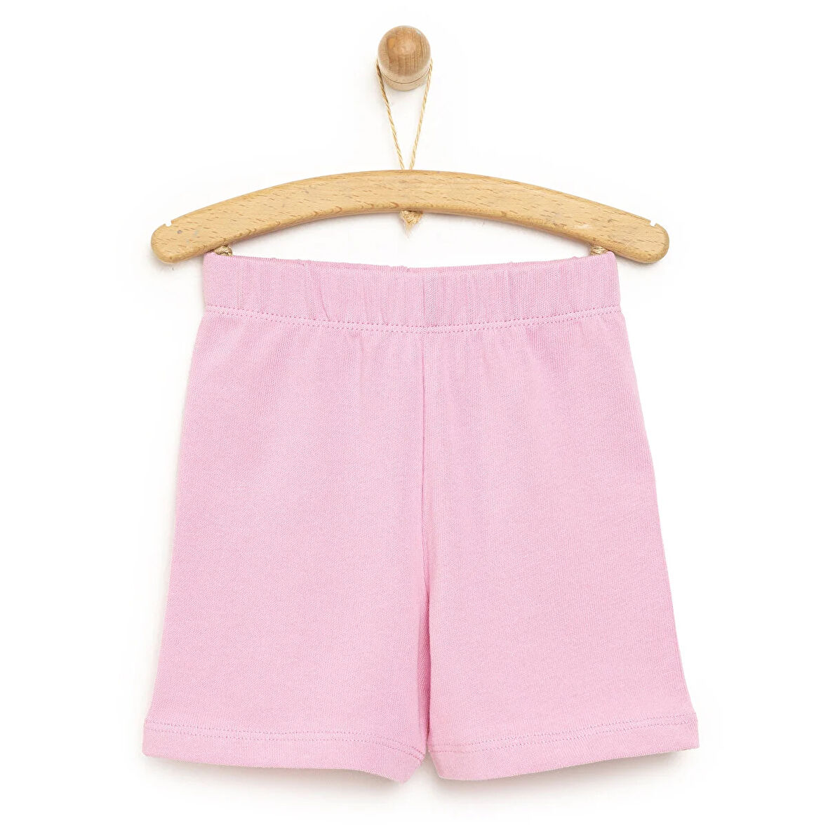 HelloBaby Kız Bebek Basic Şort Reçme Paça Pembe