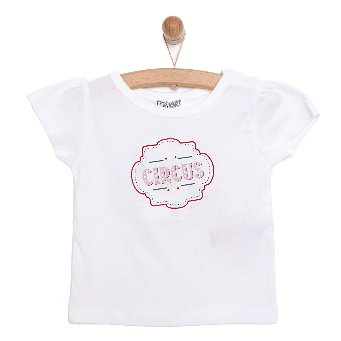 HelloBaby Basic Baskılı Tshirt Kız Bebek