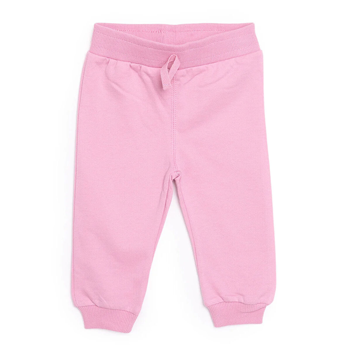HelloBaby Kız Bebek Basic Eşofman Alt Reçme Paça Açık Mavi