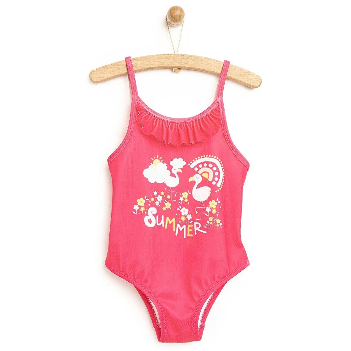 HelloBaby Flamingo Desenli Mayo Kız Bebek
