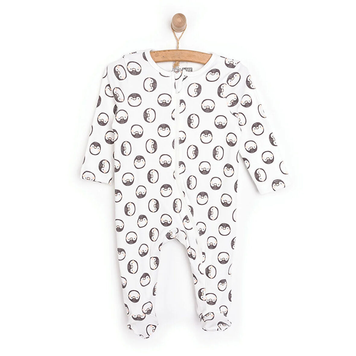 HelloBaby Yenidoğan Patikli Tulum Kız Bebek