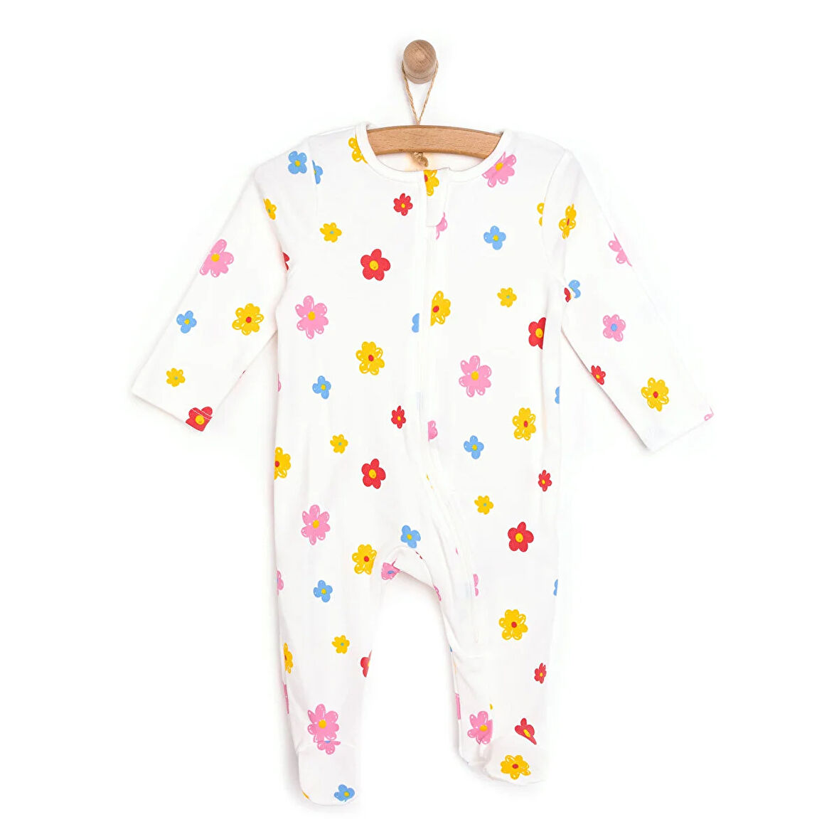 HelloBaby Yenidoğan Patikli Tulum Kız Bebek