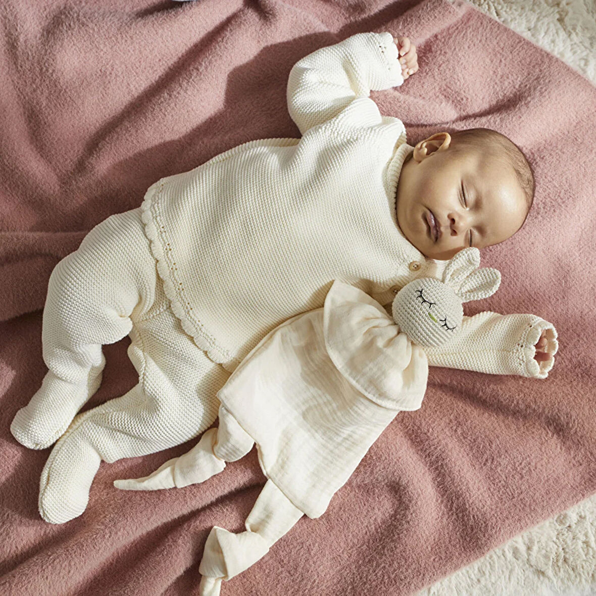 baby toys Tavşan Neni uyku Arkadaşı müslin ve amigurimi